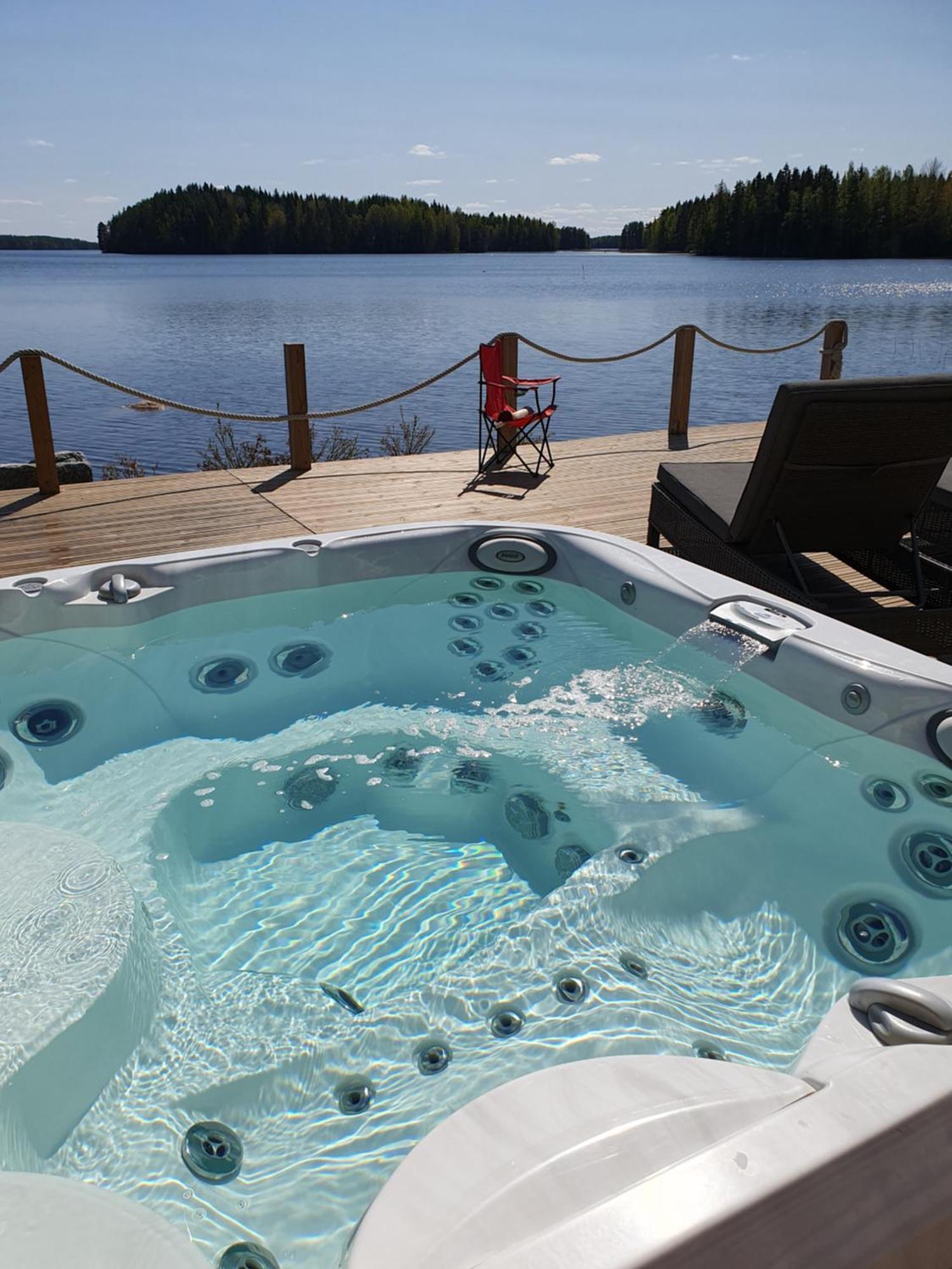 Stunning Log Cabin 45M2 On The Shore Of Kallavesi. กัวปิโอ ภายนอก รูปภาพ