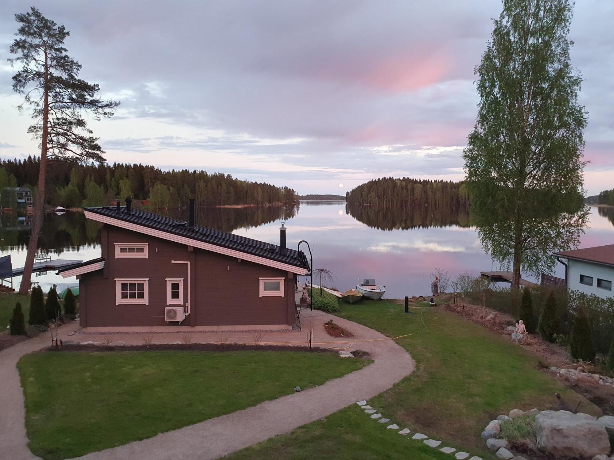 Stunning Log Cabin 45M2 On The Shore Of Kallavesi. กัวปิโอ ภายนอก รูปภาพ