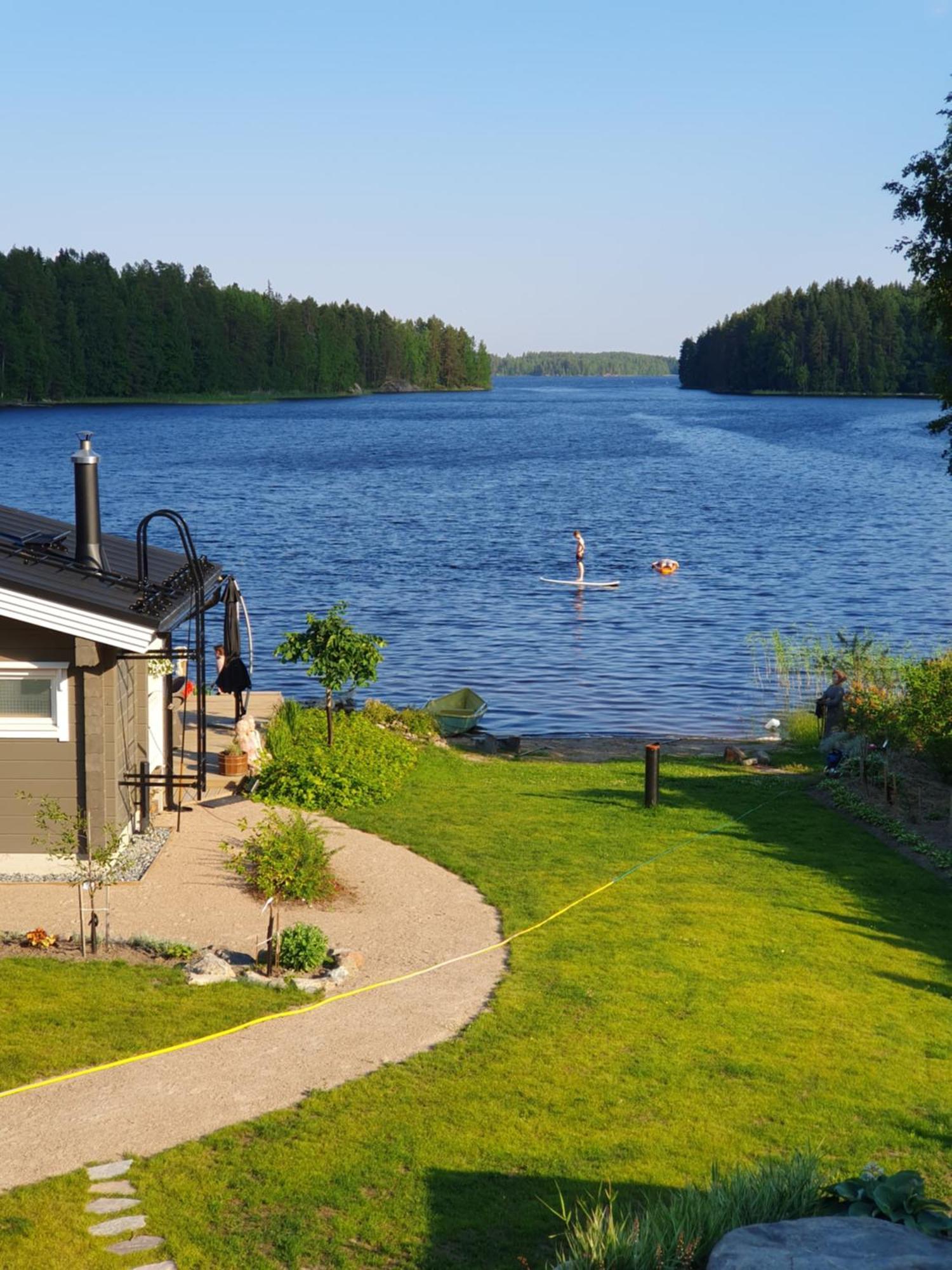 Stunning Log Cabin 45M2 On The Shore Of Kallavesi. กัวปิโอ ภายนอก รูปภาพ