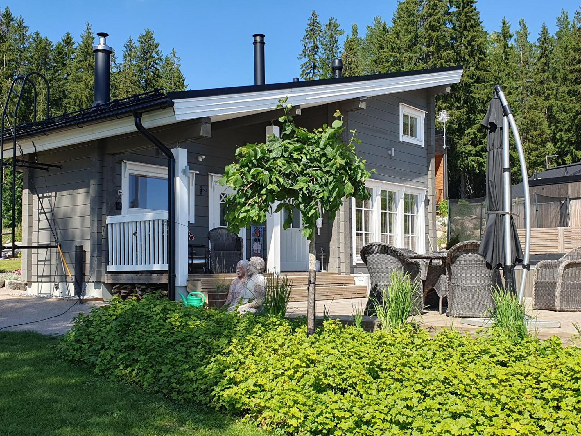 Stunning Log Cabin 45M2 On The Shore Of Kallavesi. กัวปิโอ ภายนอก รูปภาพ